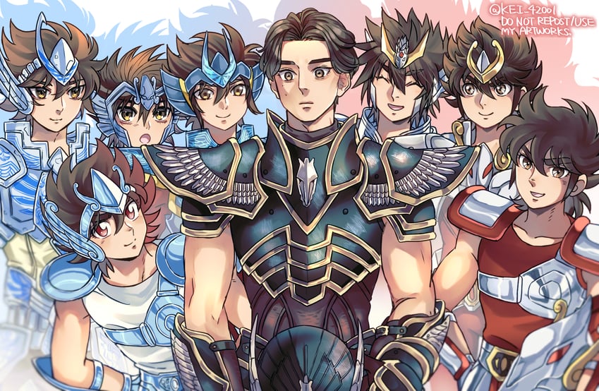 pegasus seiya (saint seiya and 2 more) drawn by kei_(nvew8238)