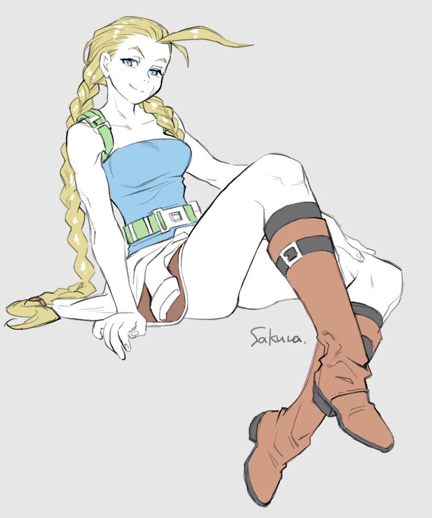 cammy white and jill valentine (street fighter and 4 more) drawn by tombsakura