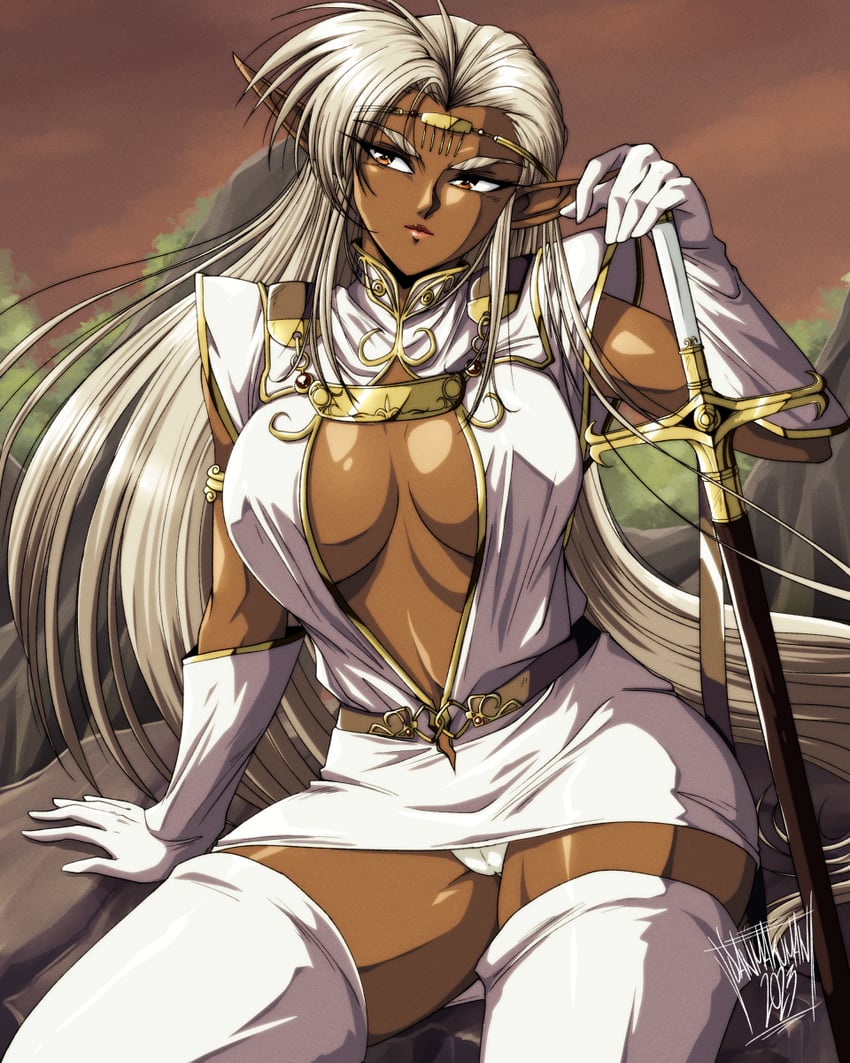 pirotess (record of lodoss war) drawn by danmakuman