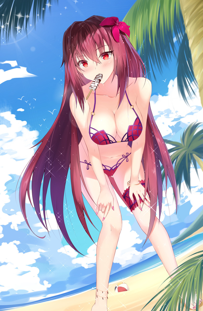 scathach (fate and 1 more) drawn by feng_mouren