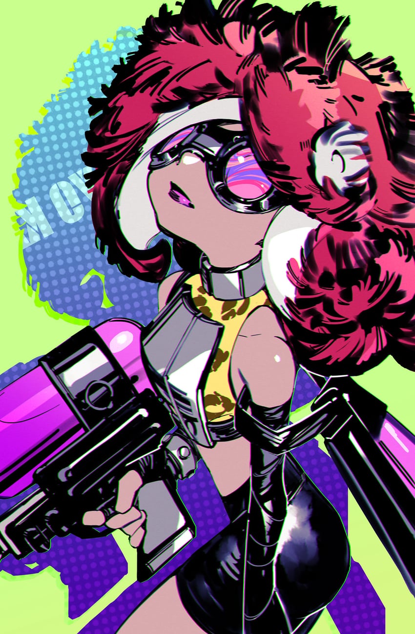 takozonesu and fuzzy octoling (splatoon and 1 more) drawn by taroji