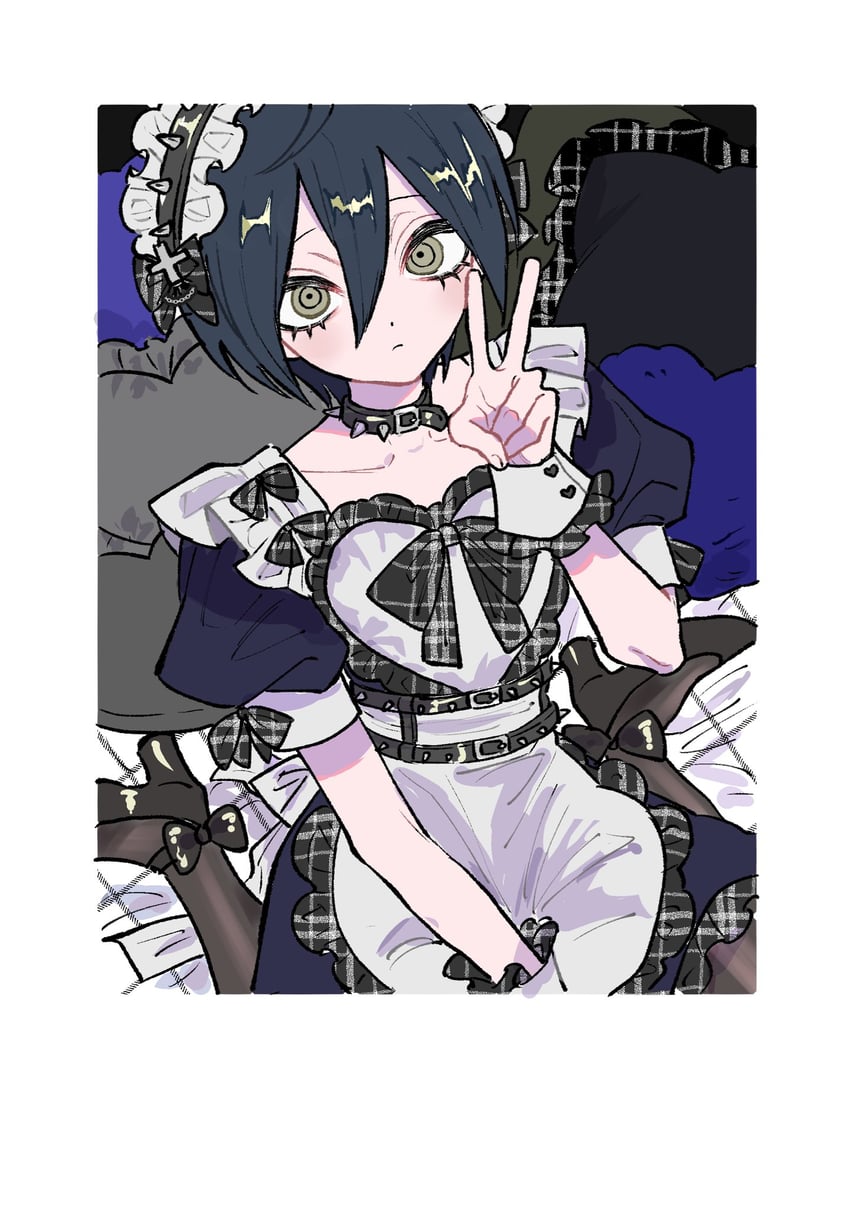 saihara shuichi (danganronpa and 1 more) drawn by inochi_memo_(oosawagidays)