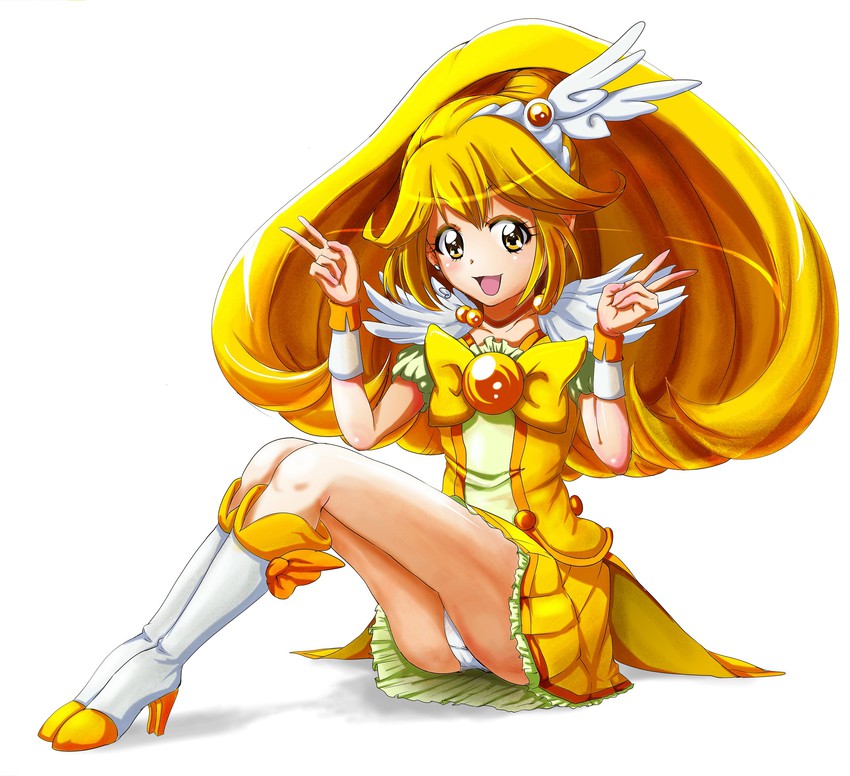 kise yayoi and cure peace (precure and 1 more) drawn by zielgigas