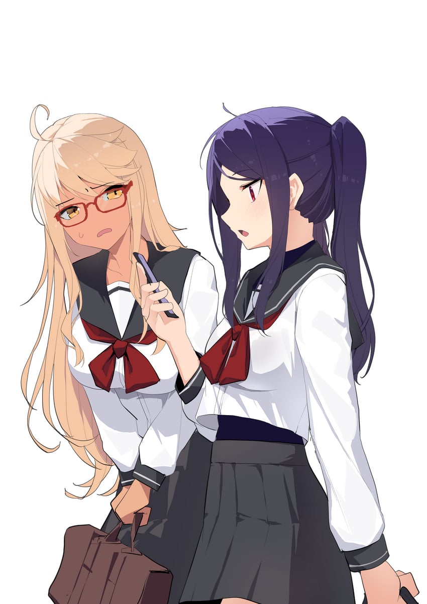 jill stingray and alma armas (va-11 hall-a) drawn by yanagui_yugi