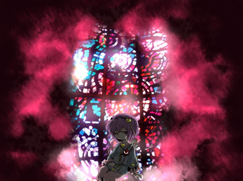 komeiji satori (touhou) drawn by niji_(nijioki)