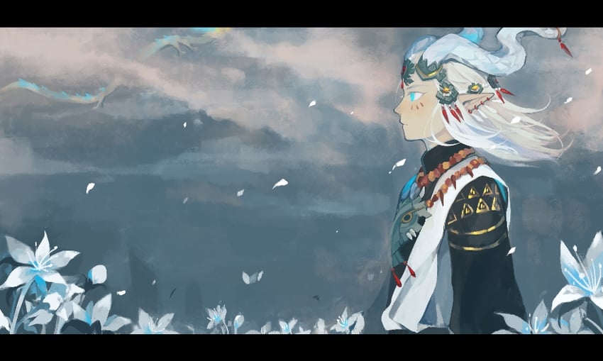 link and light dragon (the legend of zelda and 1 more) drawn by jiaoyan_chacha