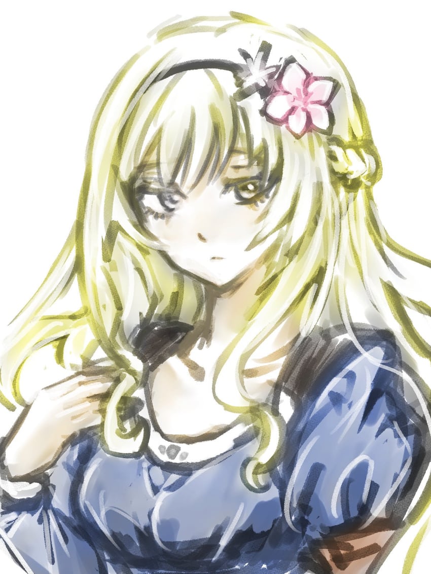 oshino shinobu and princess acerola (monogatari and 1 more) drawn by tsukihi_shida