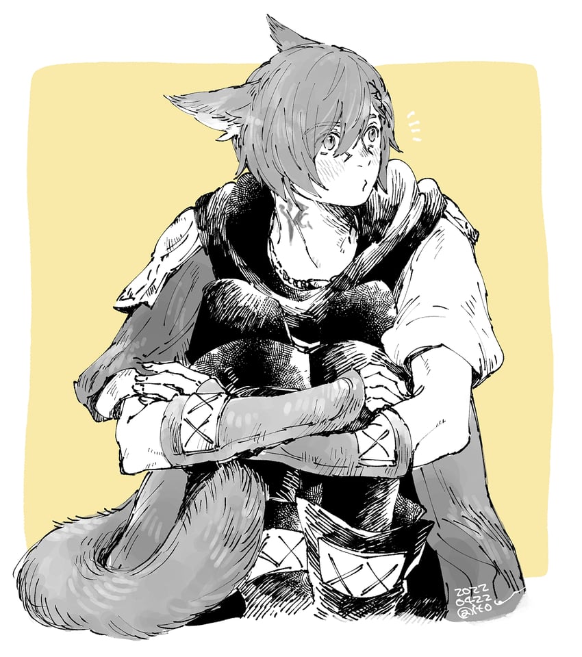 g'raha tia (final fantasy and 1 more) drawn by itowo_(itowc)