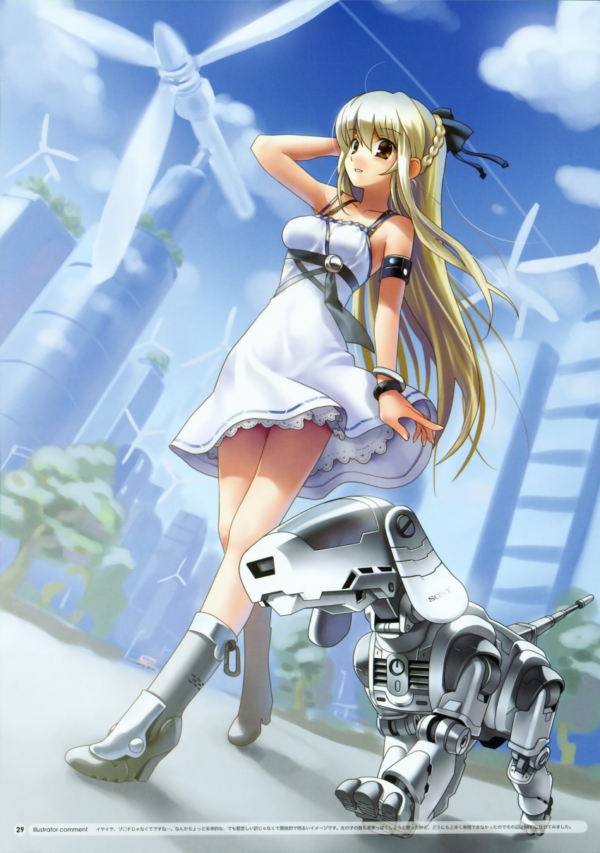 aibo ers-11x (sony and 2 more) drawn by katahira_masashi