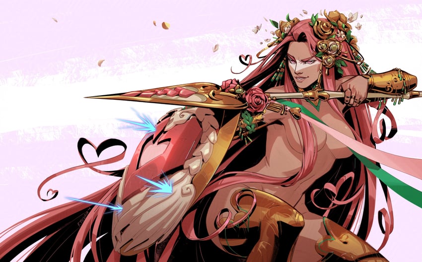 aphrodite (hades and 1 more) drawn by grace_kim_(ryuuna)