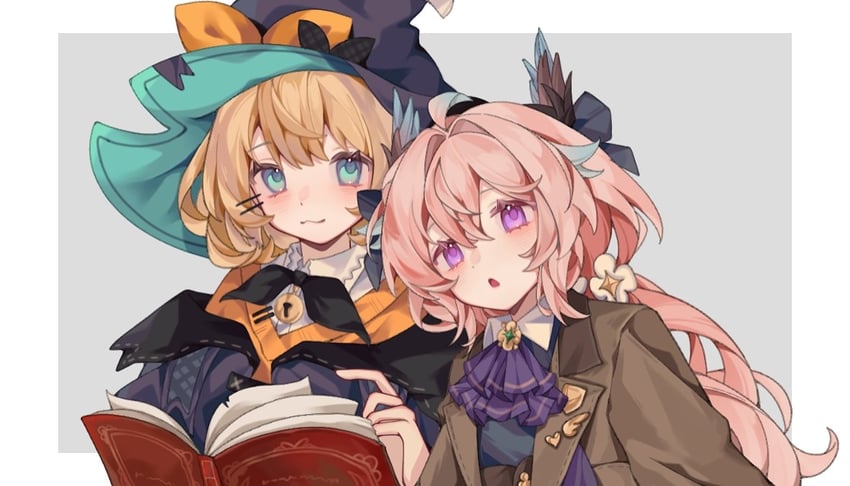 enna alouette and millie parfait (nijisanji and 1 more) drawn by kawaue7
