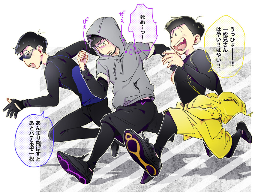 matsuno karamatsu, matsuno ichimatsu, and matsuno jyushimatsu (osomatsu and 1 more) drawn by orionwo