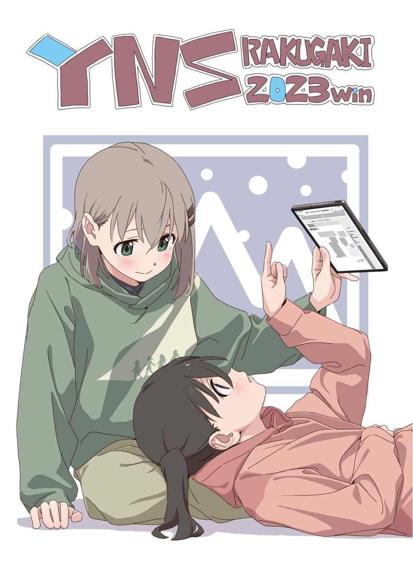 yukimura aoi and kuraue hinata (yama no susume and 1 more) drawn by ykr_(youkiri)