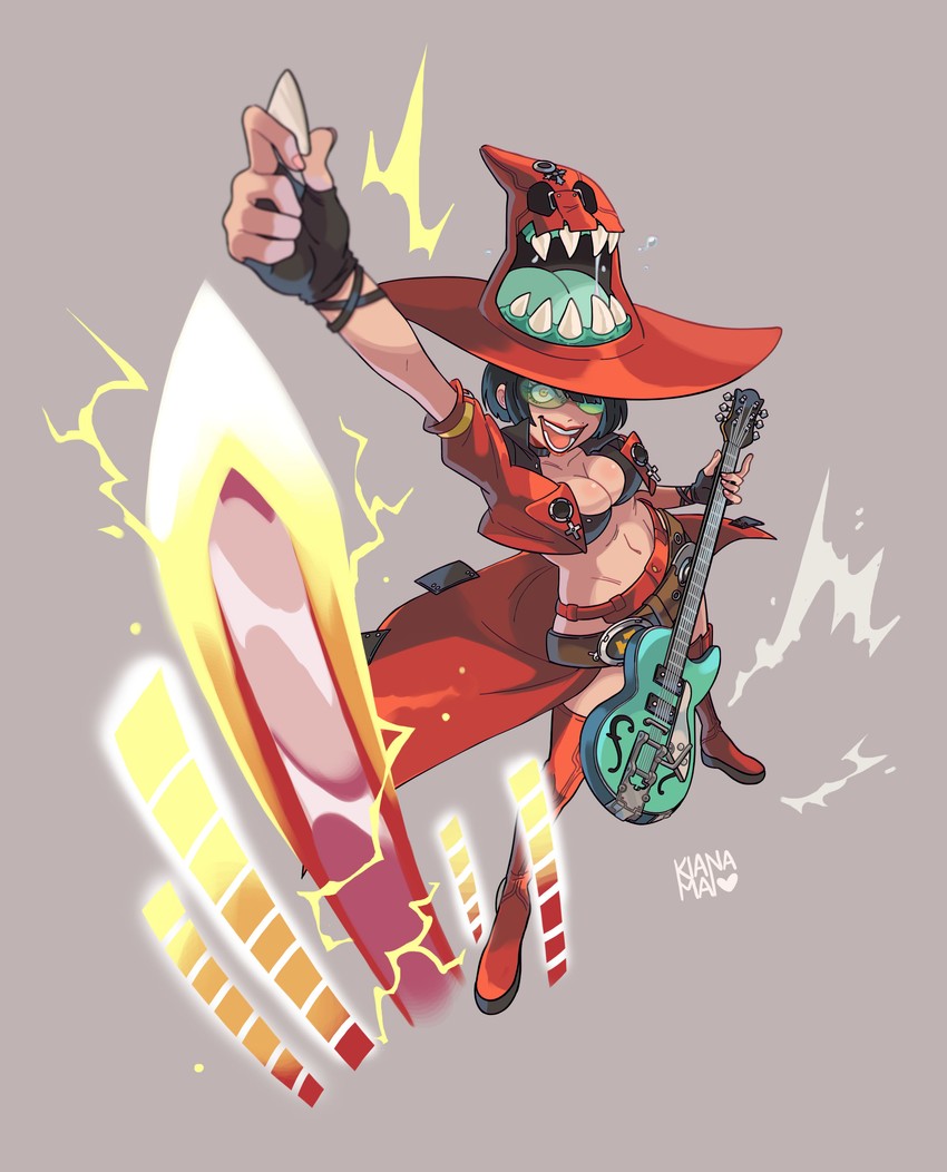 i-no (guilty gear and 1 more) drawn by kiana_mai