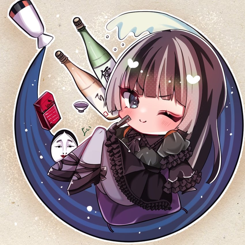 juufuutei raden (hololive and 1 more) drawn by xiaoyoi