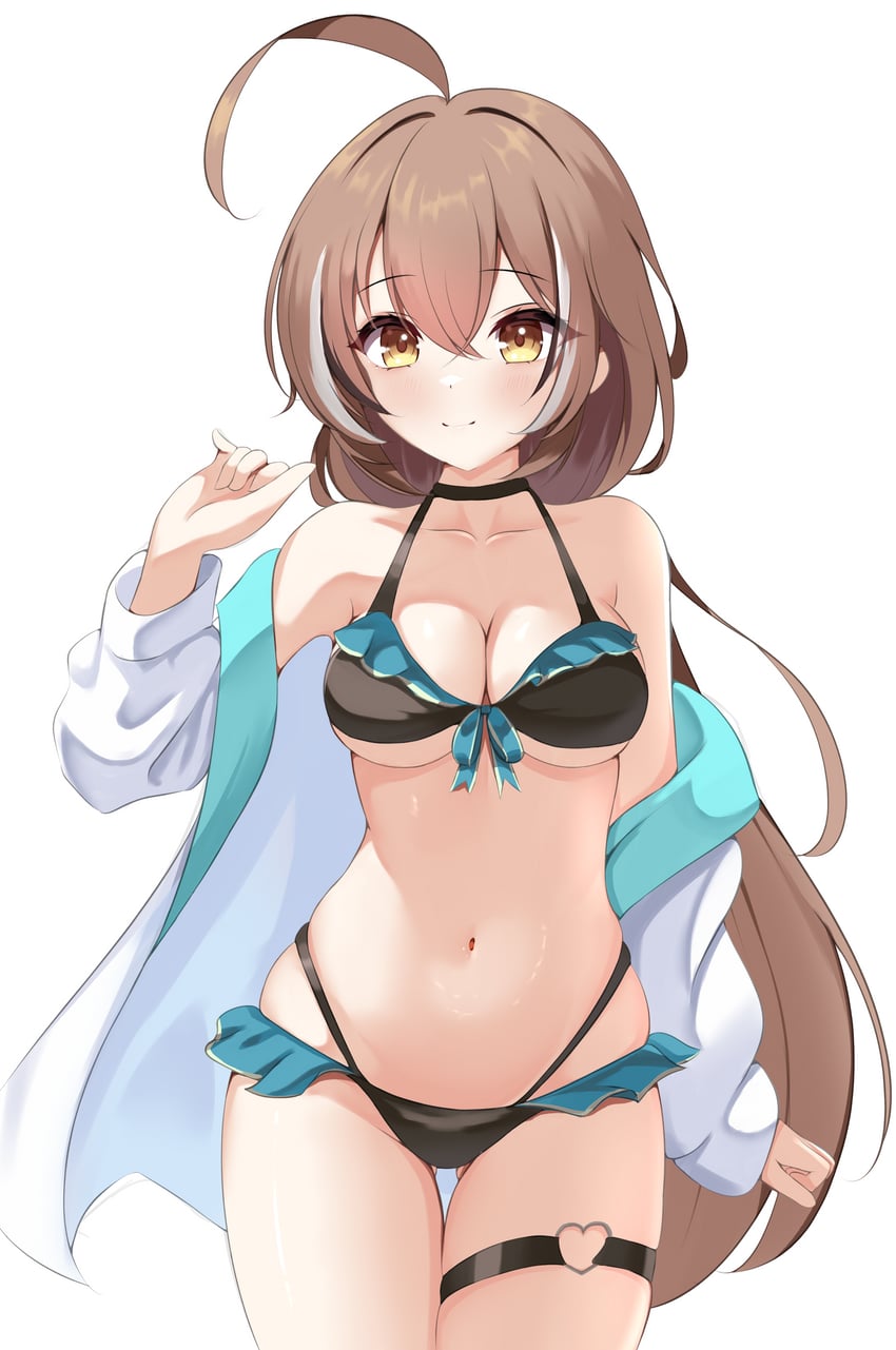 nanashi mumei (hololive and 1 more) drawn by panpanmc4