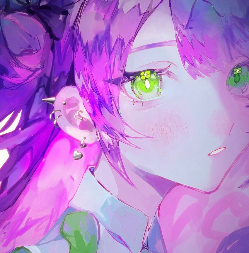 tokoyami towa (hololive) drawn by nekome_toworu