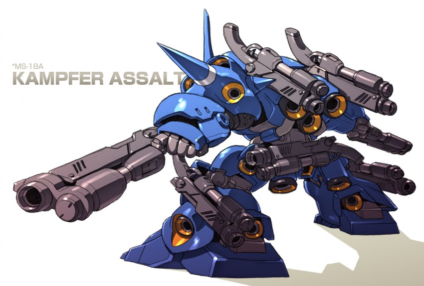 kampfer (gundam and 2 more) drawn by susagane