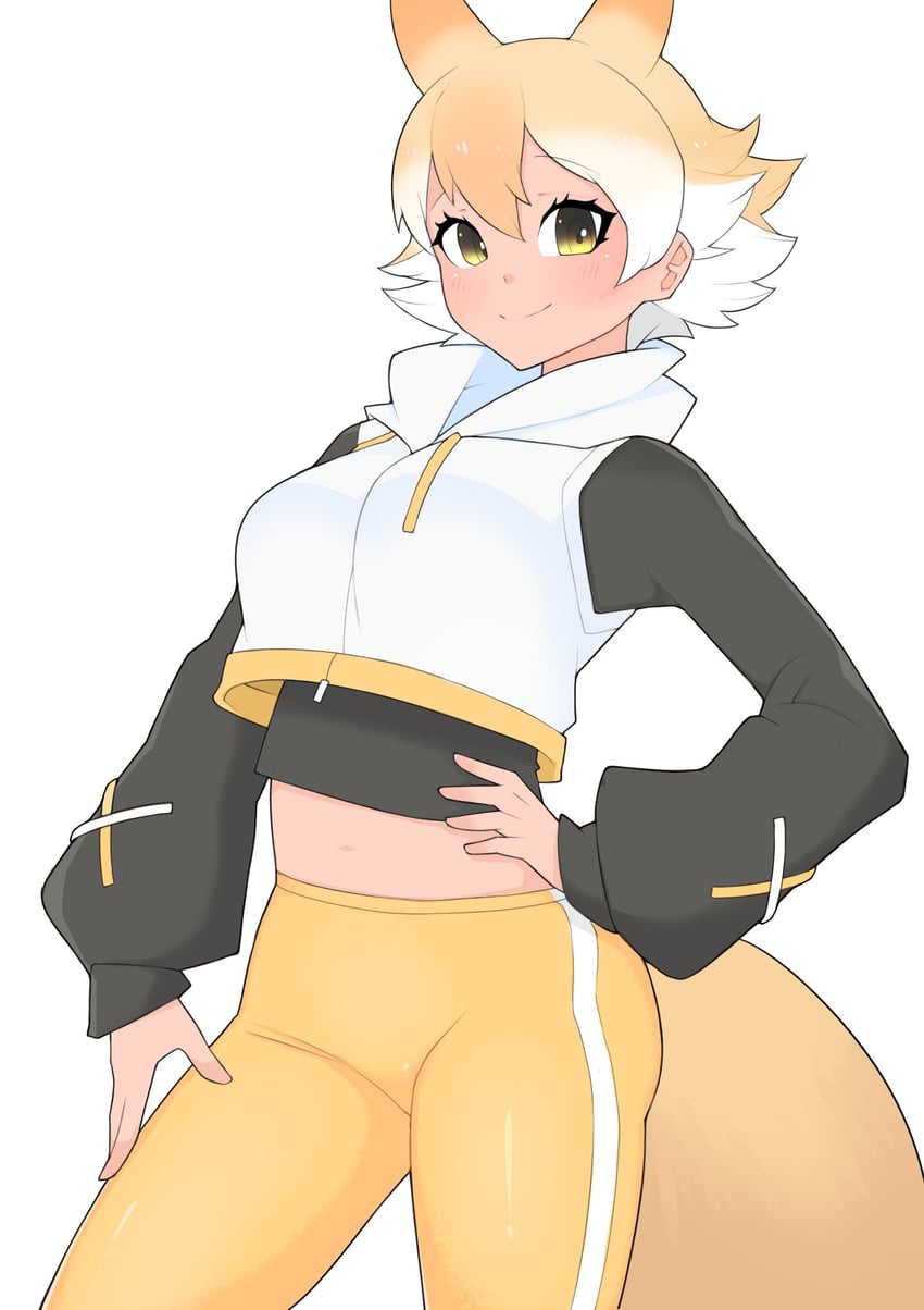coyote (kemono friends and 1 more) drawn by illu_(illu_stratos)