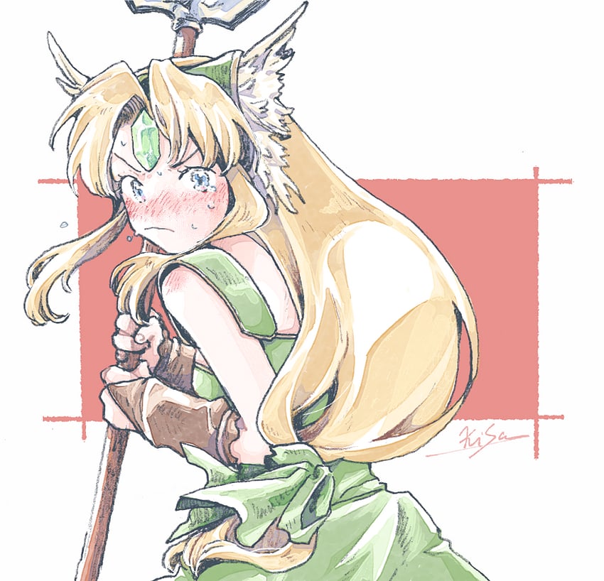 riesz (seiken densetsu and 1 more) drawn by michibata_65