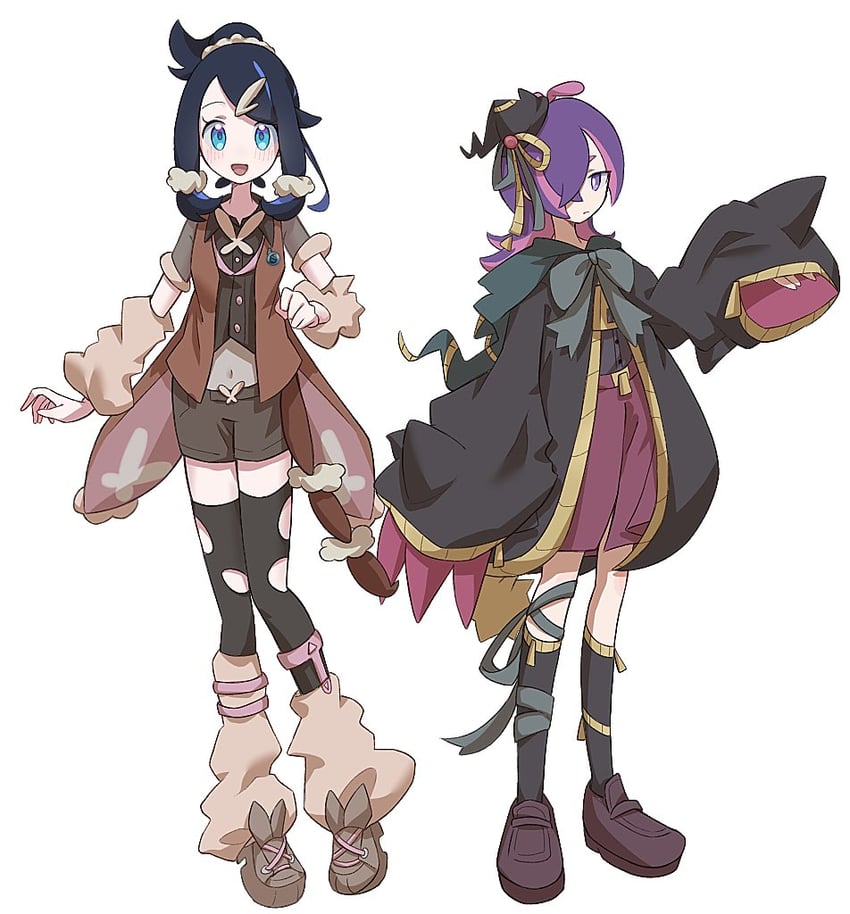 lopunny, liko, dot, banette, mega lopunny, and 1 more (pokemon and 1 more) drawn by seiun_(hoshigumo_72)