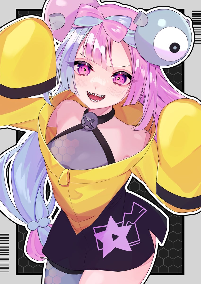 iono and magnemite (pokemon and 1 more) drawn by nonomaru