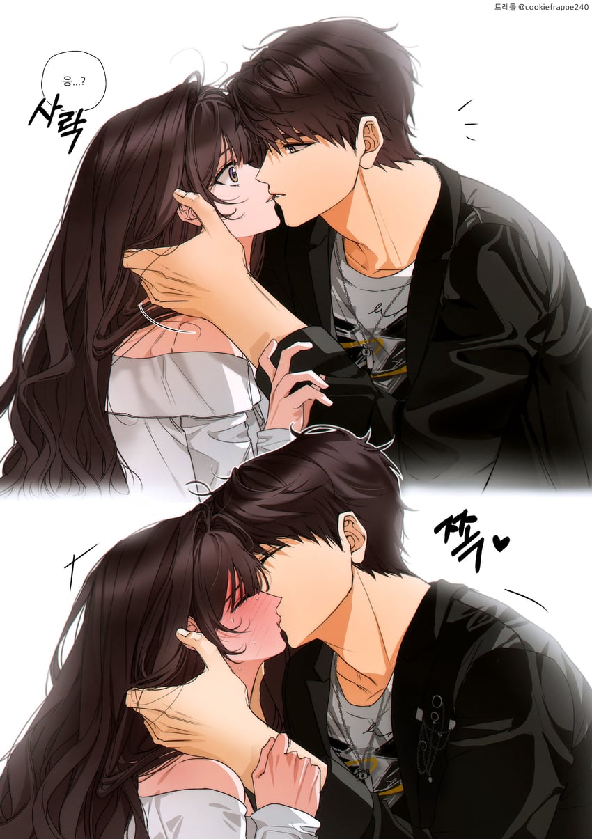 protagonist and caleb (love and deepspace) drawn by spaceshelter