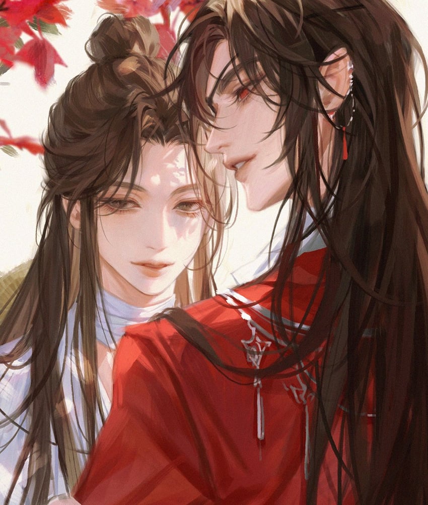 xie lian and hua cheng (tianguan cifu) drawn by cjsrhkstkqhr123