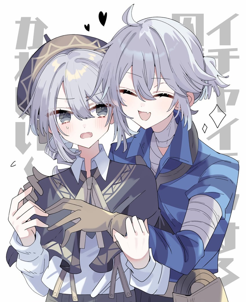 edgar valden and luca balsa (identity v) drawn by potechi_(kaoriion613)