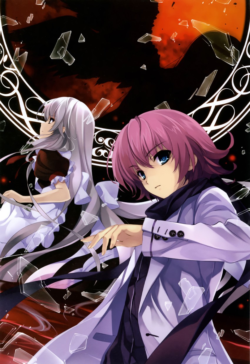 iris maria herbust and sakuraris aliyah zorg (boku to kanojo ni furu yoru) drawn by misaki_kurehito