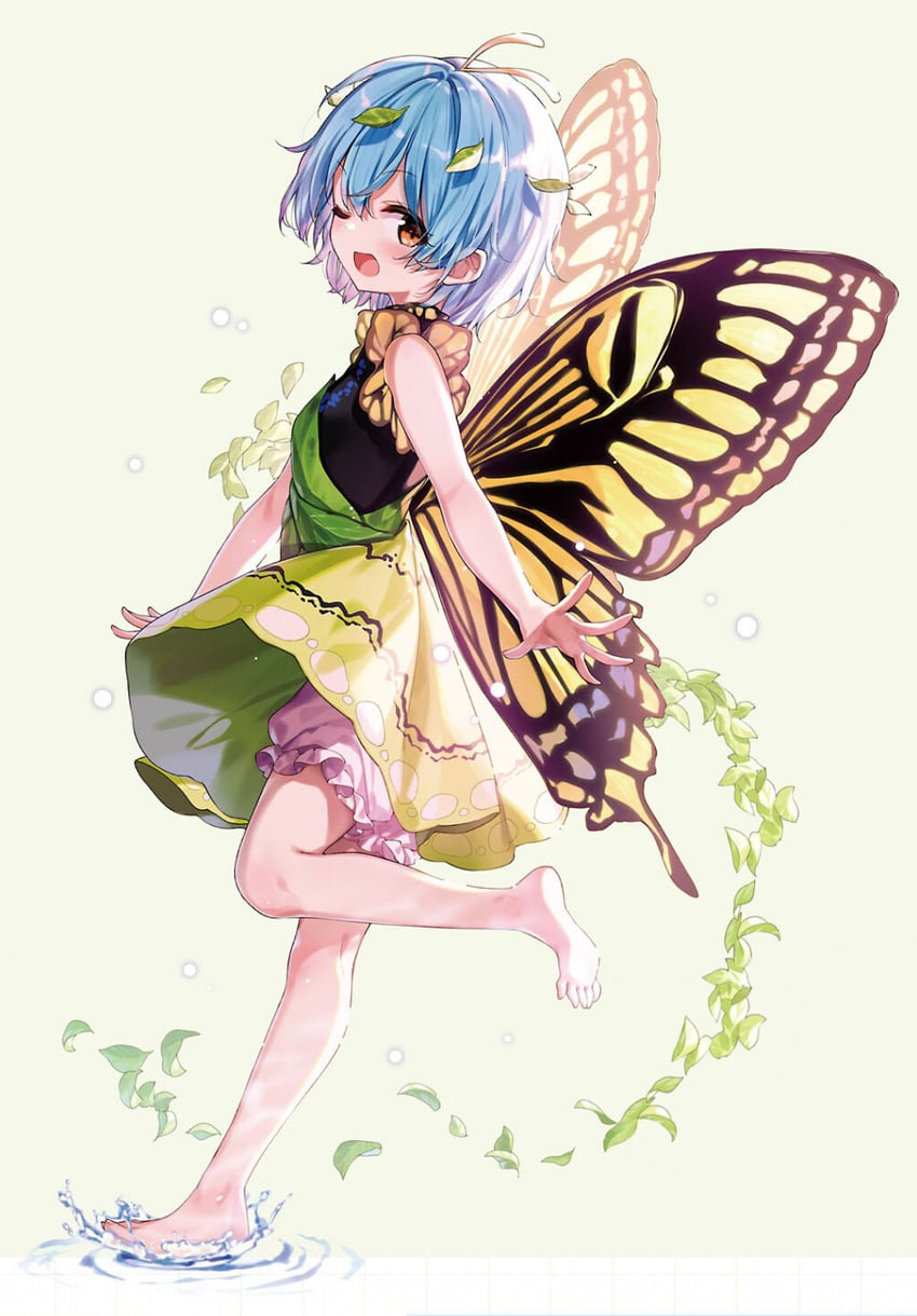 eternity larva (touhou and 1 more) drawn by shnva