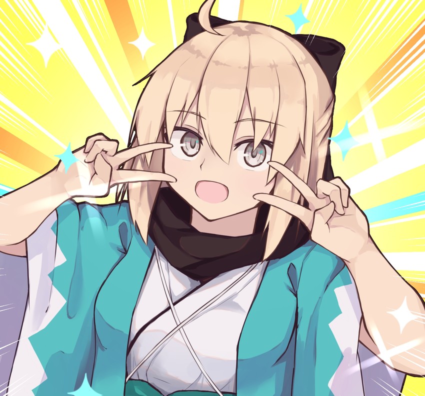 okita souji (fate and 2 more) drawn by asashin_(asn)