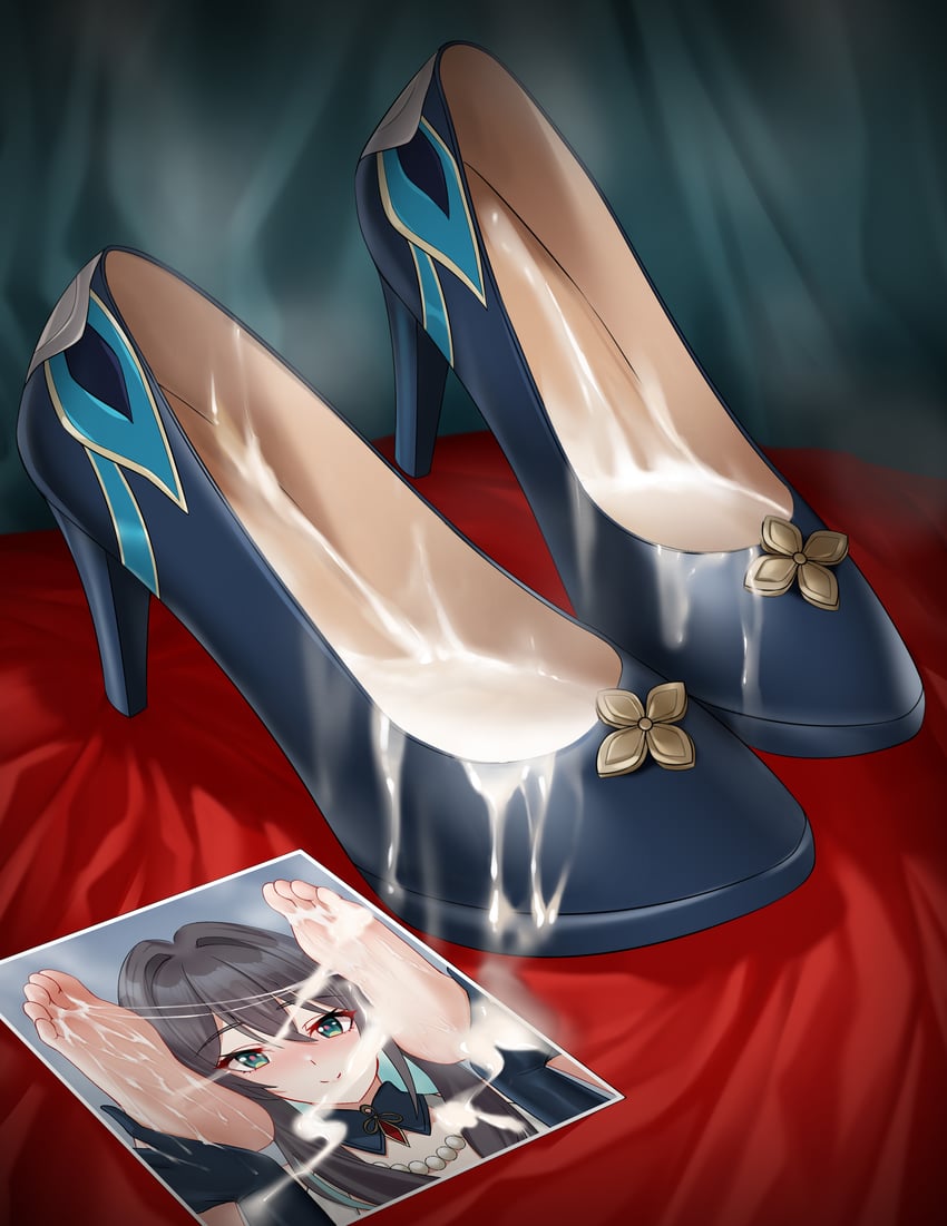 ruan mei (honkai and 1 more) drawn by cang_se_ye_hua