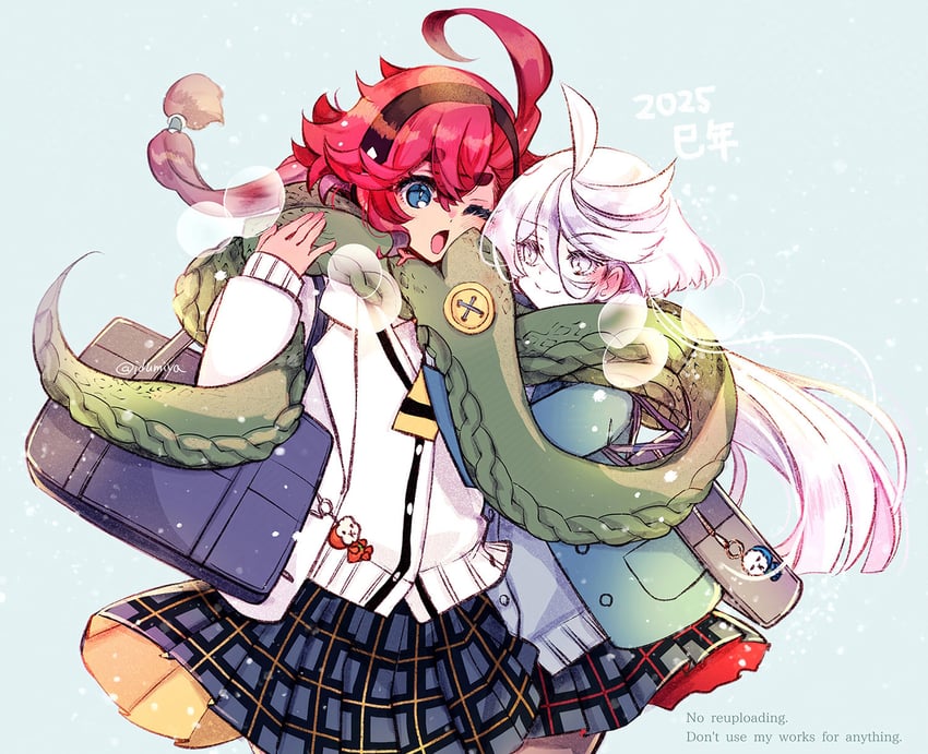 suletta mercury, miorine rembran, hots, and cool (gundam and 1 more) drawn by izumiya_otoha