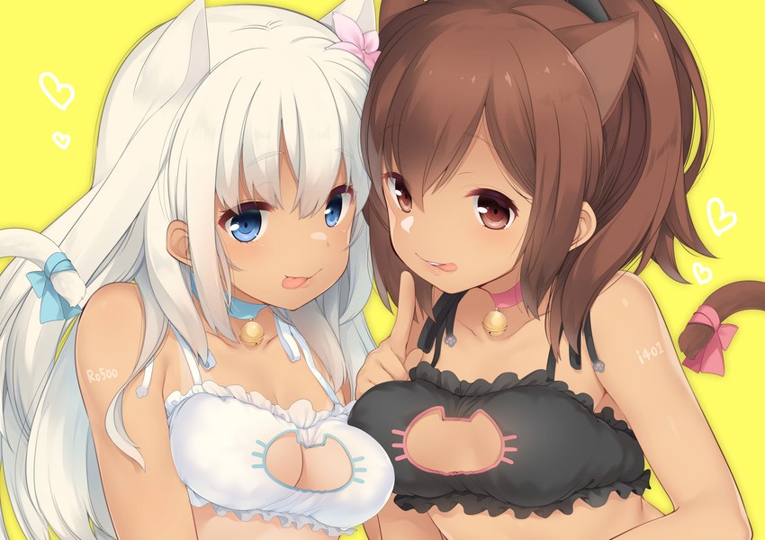ro-500 and i-401 (kantai collection) drawn by fujisaki_hikari