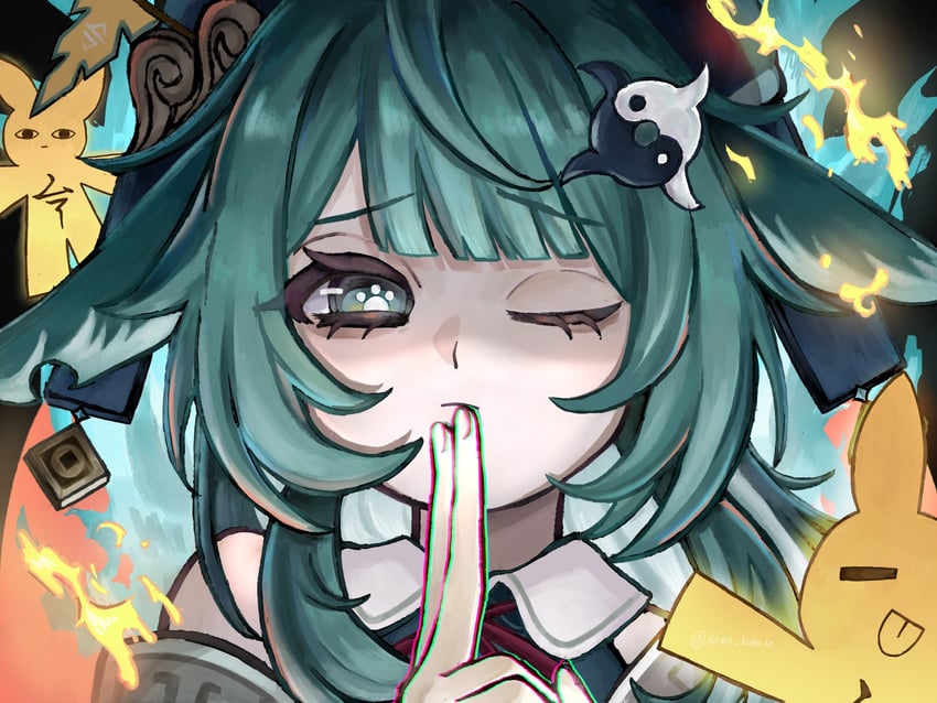 huohuo (honkai and 1 more) drawn by koma_komeko