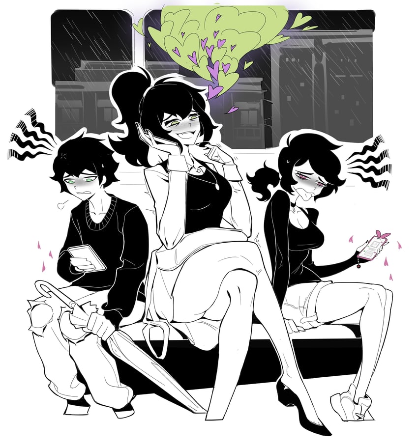 ashley graves, andrew graves, and renee graves (the coffin of andy and leyley) drawn by aierlaobo