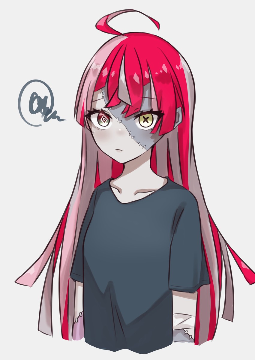 kureiji ollie (hololive and 1 more) drawn by namae_(dkdkpkon75)
