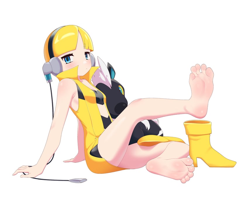 elesa and blitzle (pokemon and 1 more) drawn by maidforge