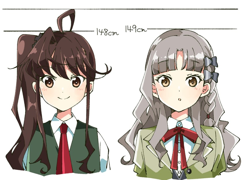 toda jun and nagamine kaede (22/7) drawn by trefle_r