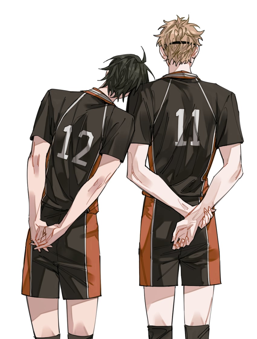 tsukishima kei and yamaguchi tadashi (haikyuu!!) drawn by like_no2