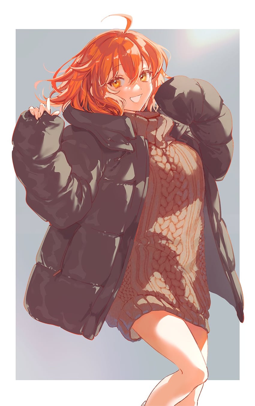 fujimaru ritsuka (fate and 1 more) drawn by uni_(nico02)