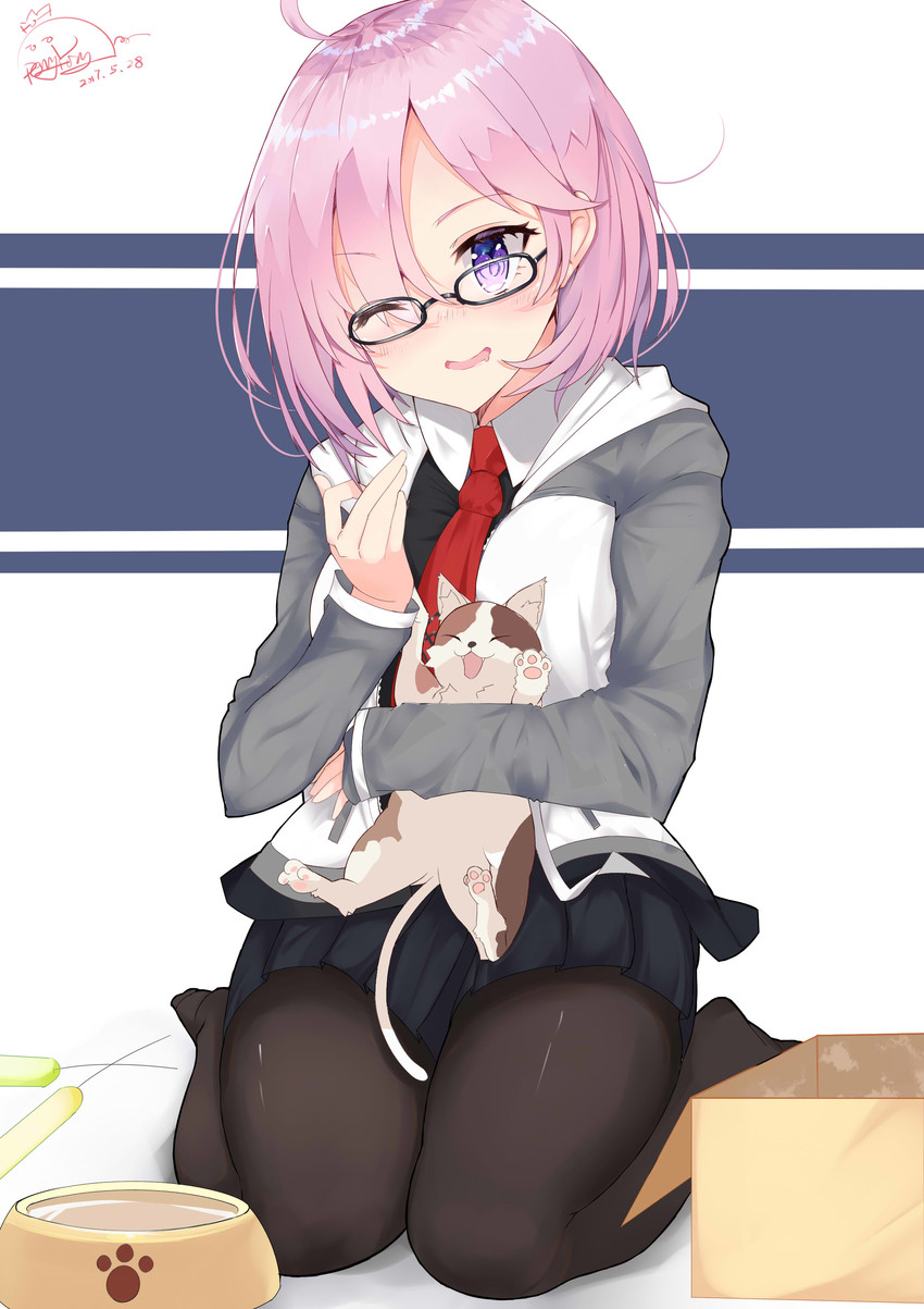 mash kyrielight (fate and 1 more) drawn by peng_yong