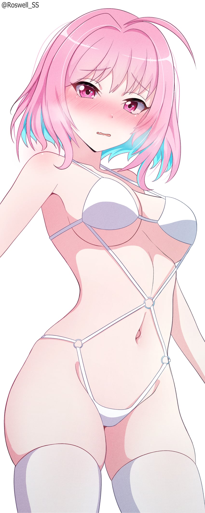 yumemi riamu (idolmaster and 2 more) drawn by roswell_ss