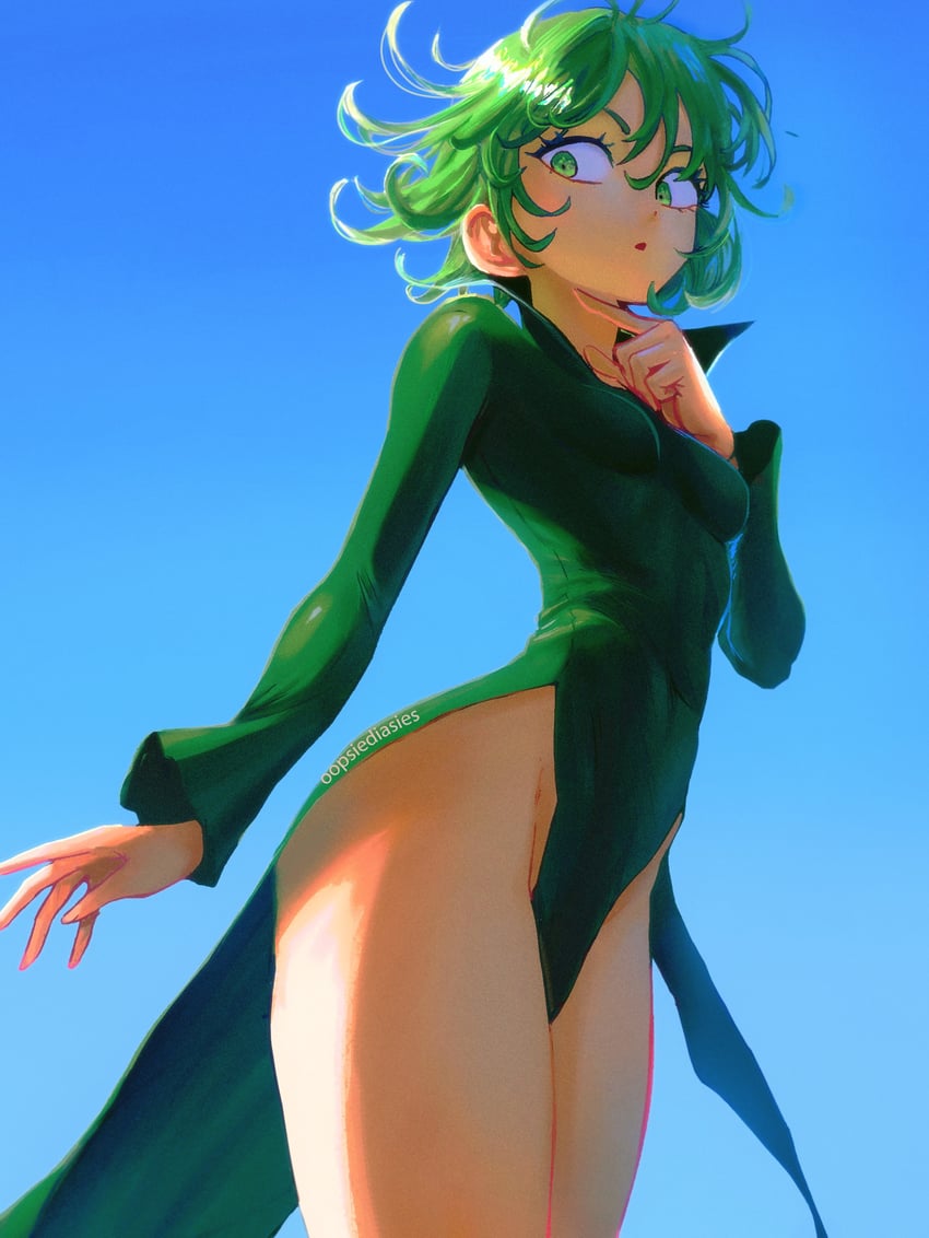 tatsumaki (one-punch man) drawn by murata_yuusuke and oopsiediasies