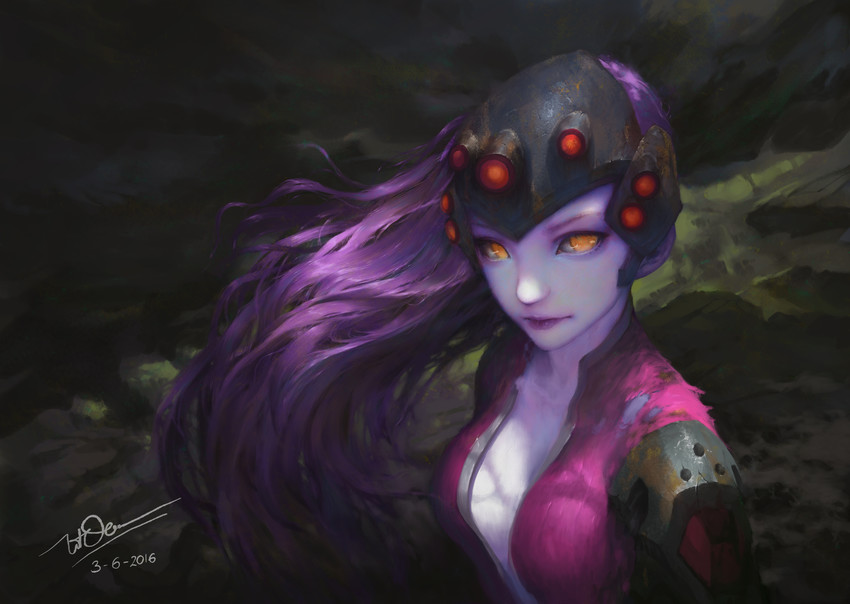 widowmaker (overwatch and 1 more) drawn by dao_trong_le