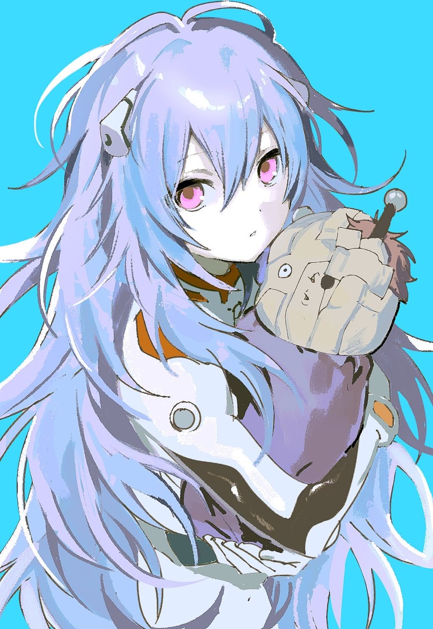 ayanami rei (neon genesis evangelion and 2 more) drawn by deezydays