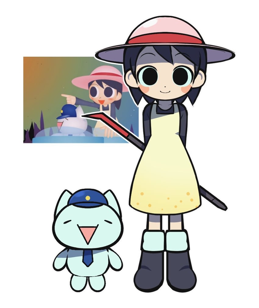 mona and andou natsumi (2channel and 1 more) drawn by jjjjtaaaku