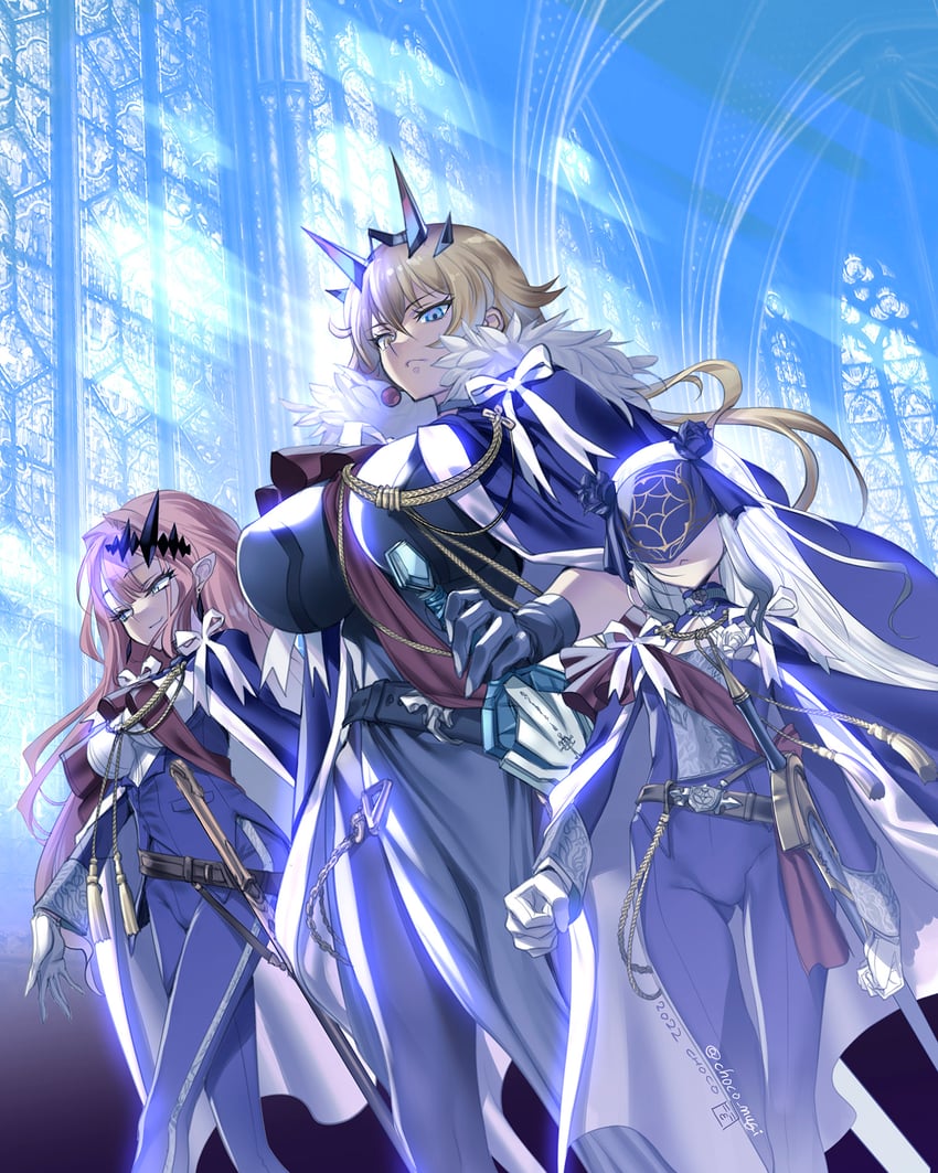baobhan sith, melusine, and barghest (fate and 1 more) drawn by choco_(chocolate_shop)