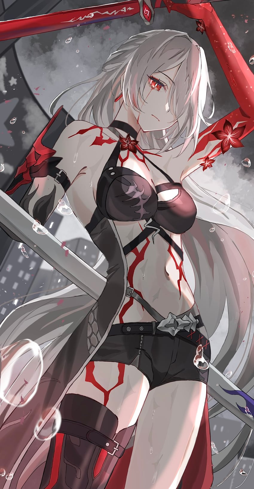 acheron (honkai and 1 more) drawn by tororogohan